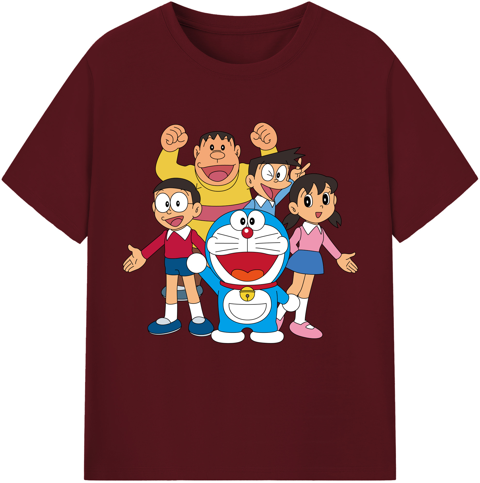 （画像用） ドラえもん 骨川 スネ夫 Doraemon Honekawa Suneo 綿100％半袖Tシャツ（フロントプリント）